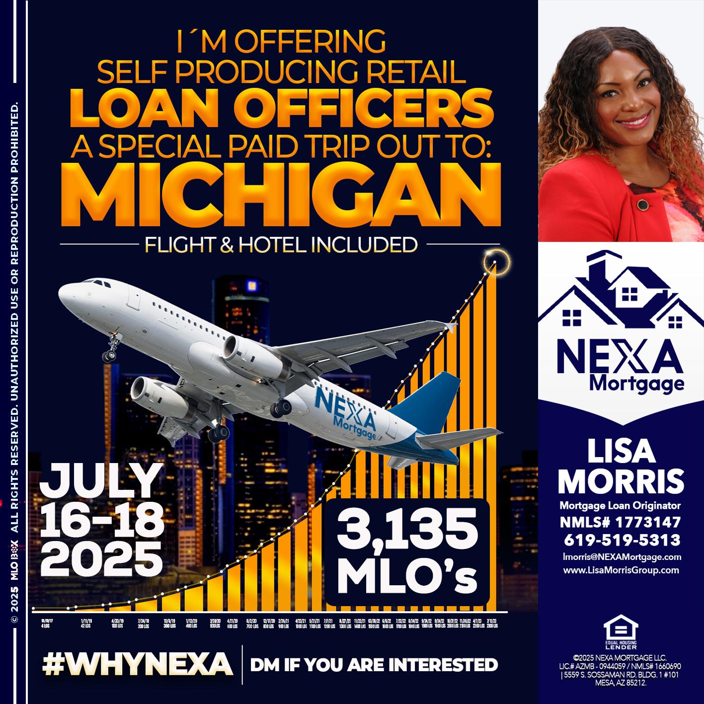 MICHIGAN TRIP - Lisa Morris -Mortgage Loan Officer