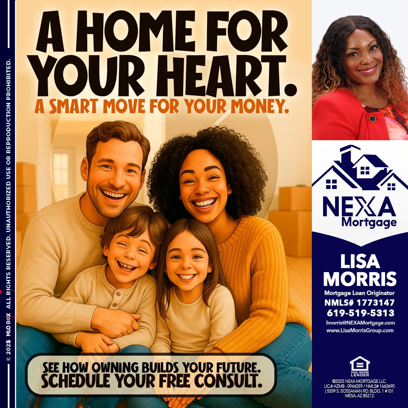 A HOME FOR - Lisa Morris -Mortgage Loan Officer