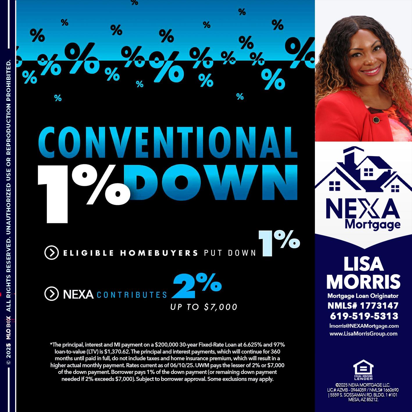 conventional - Lisa Morris -Mortgage Loan Officer