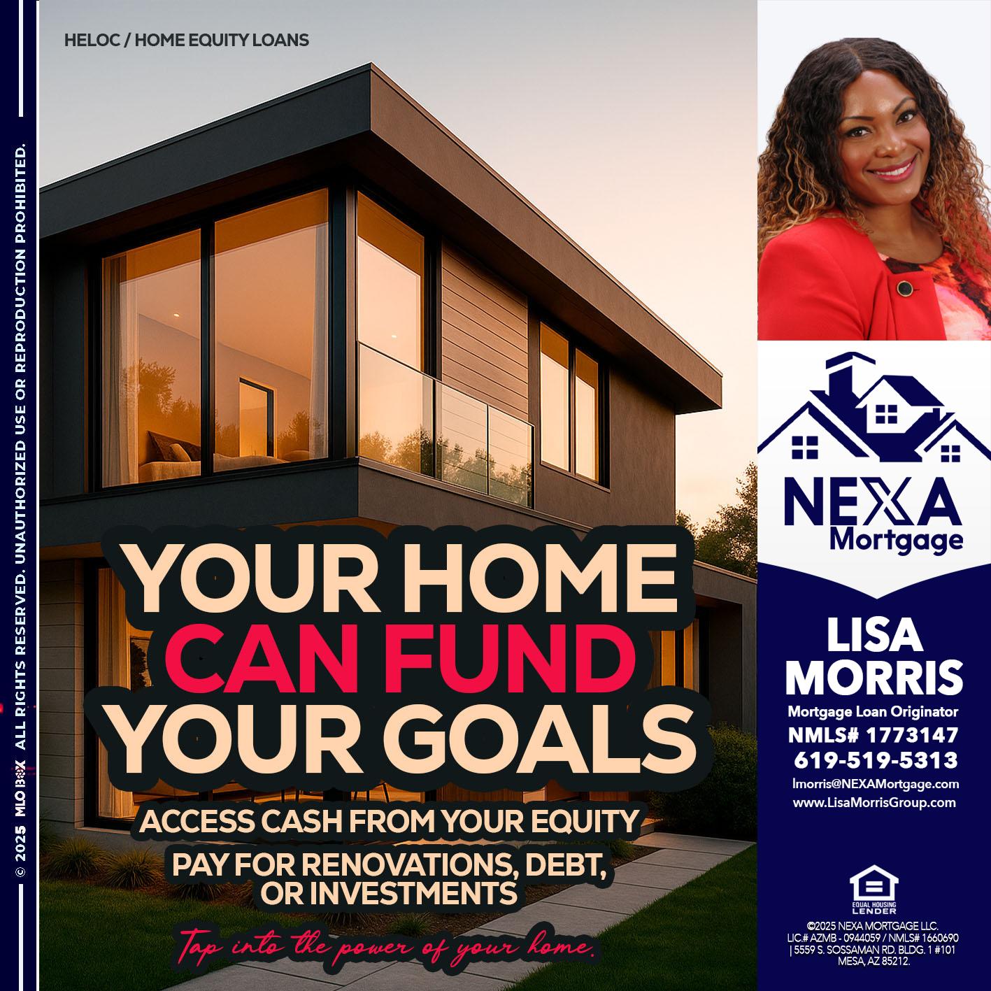 HELOC - Lisa Morris -Mortgage Loan Officer