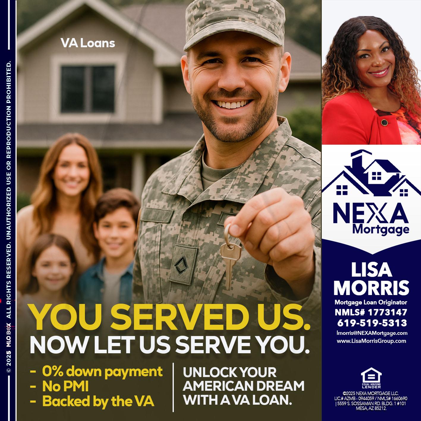YOU DESERVED - Lisa Morris -Mortgage Loan Officer
