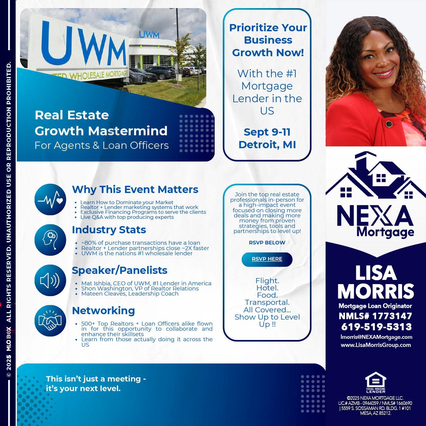 DETROIT TRIP - Lisa Morris -Mortgage Loan Officer