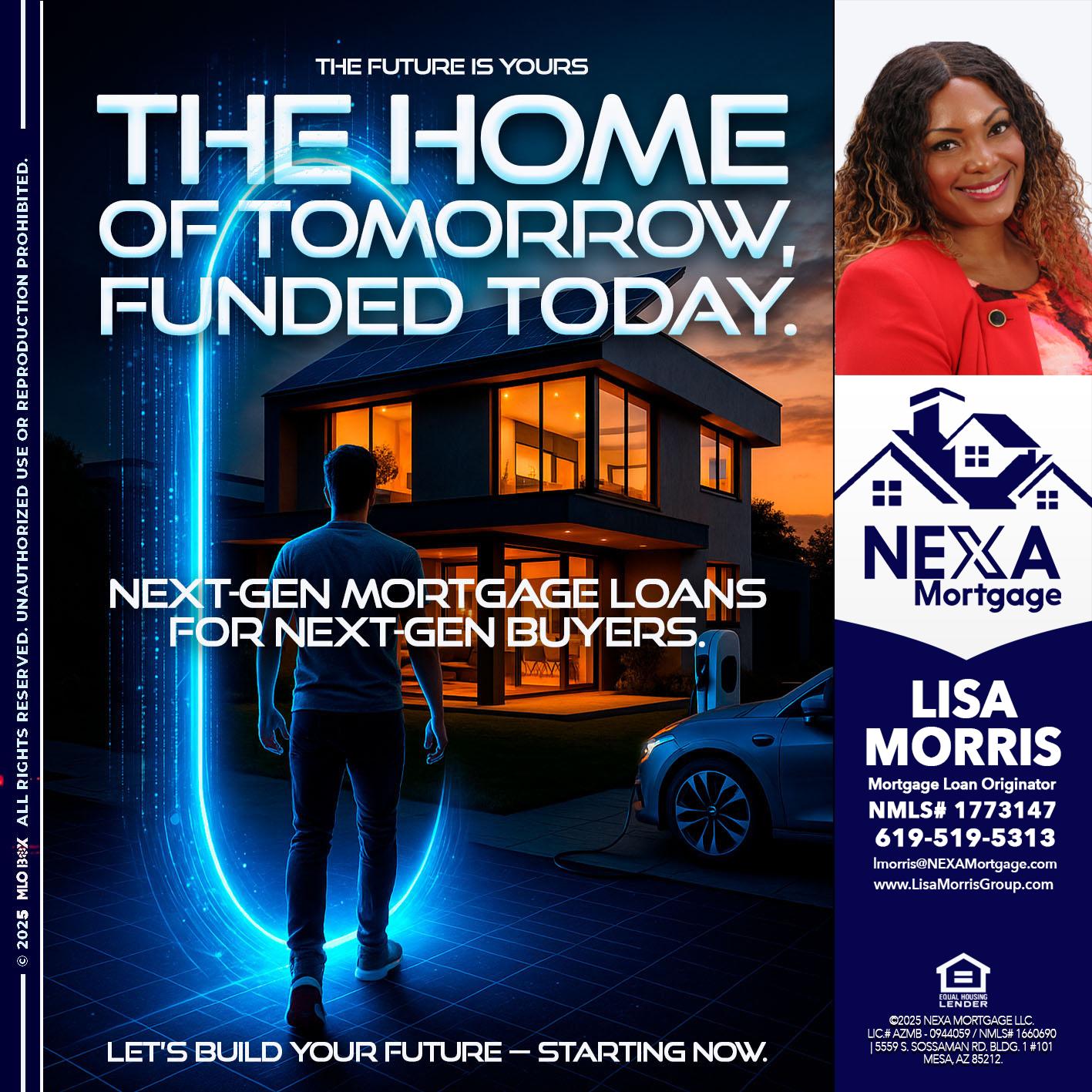 THE HOME - Lisa Morris -Mortgage Loan Officer