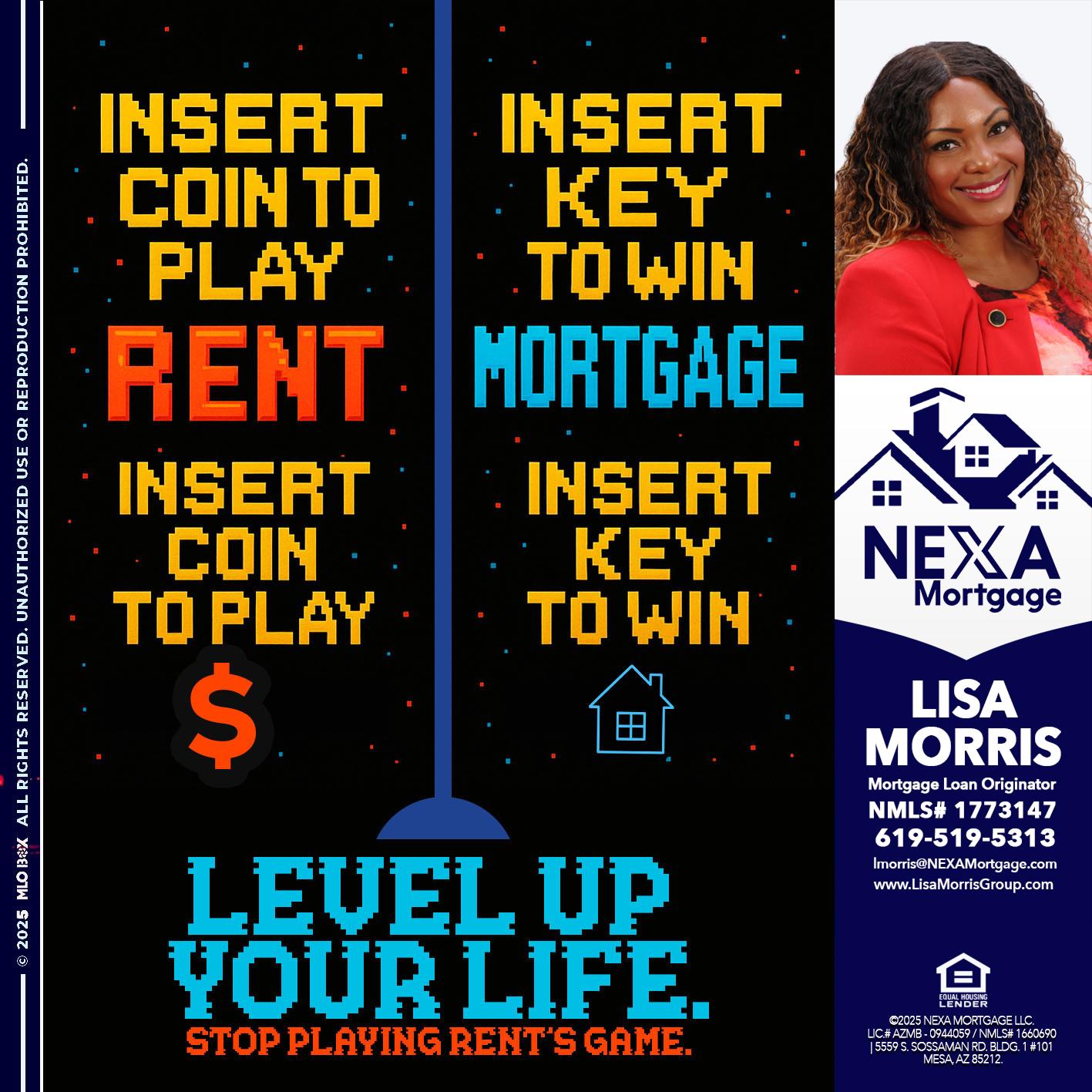 INSERT COIN - Lisa Morris -Mortgage Loan Officer