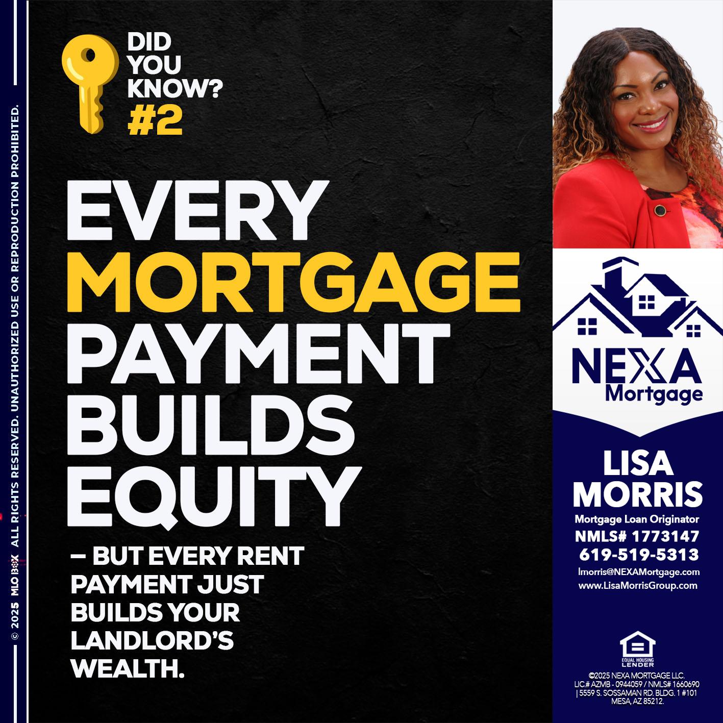 DID YOU KNOW? - Lisa Morris -Mortgage Loan Officer