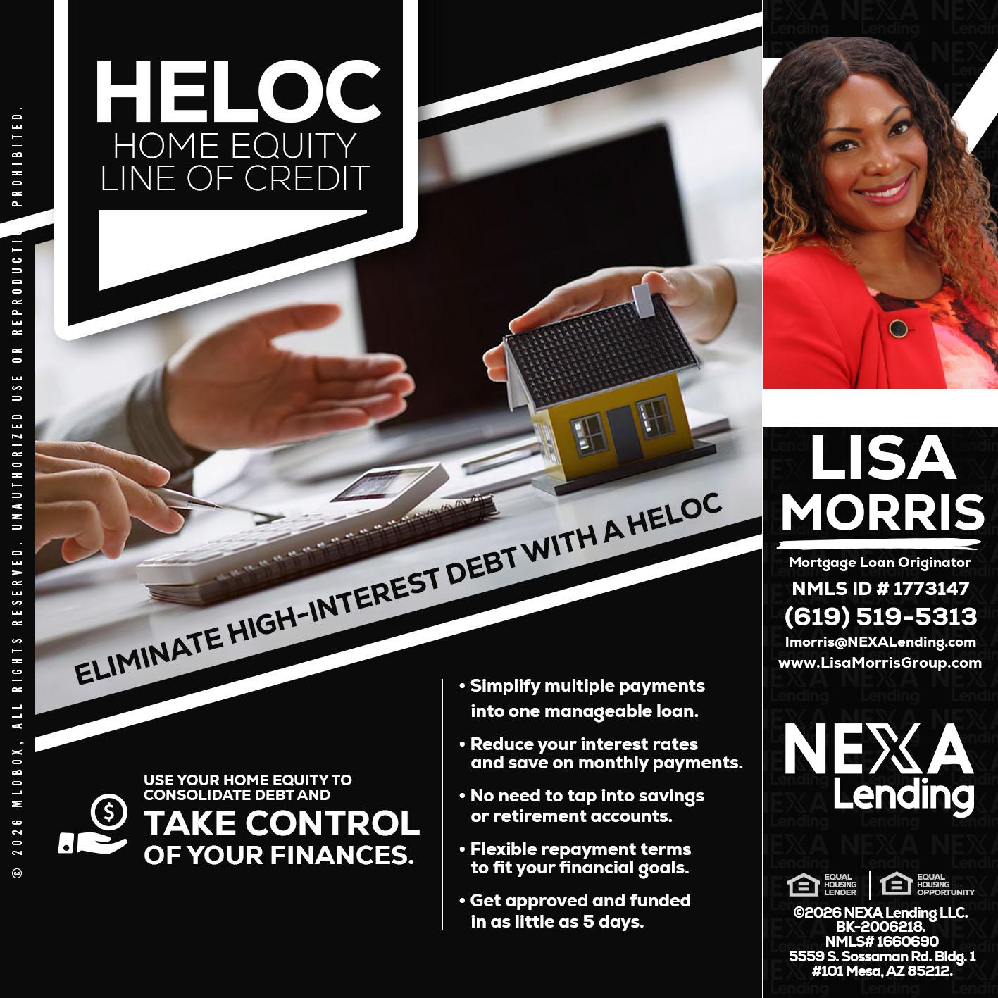 HELOC - Lisa Morris -Mortgage Loan Officer