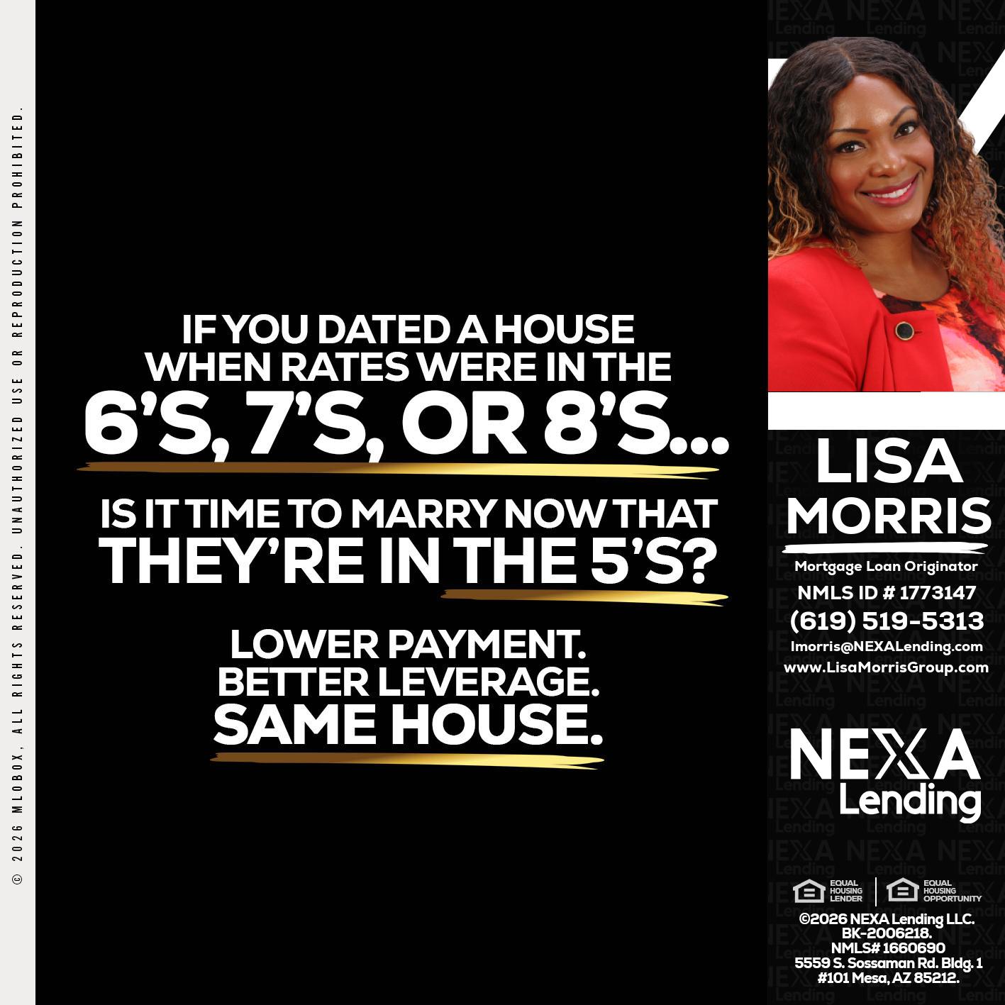 if you dated a house - Lisa Morris -Mortgage Loan Officer