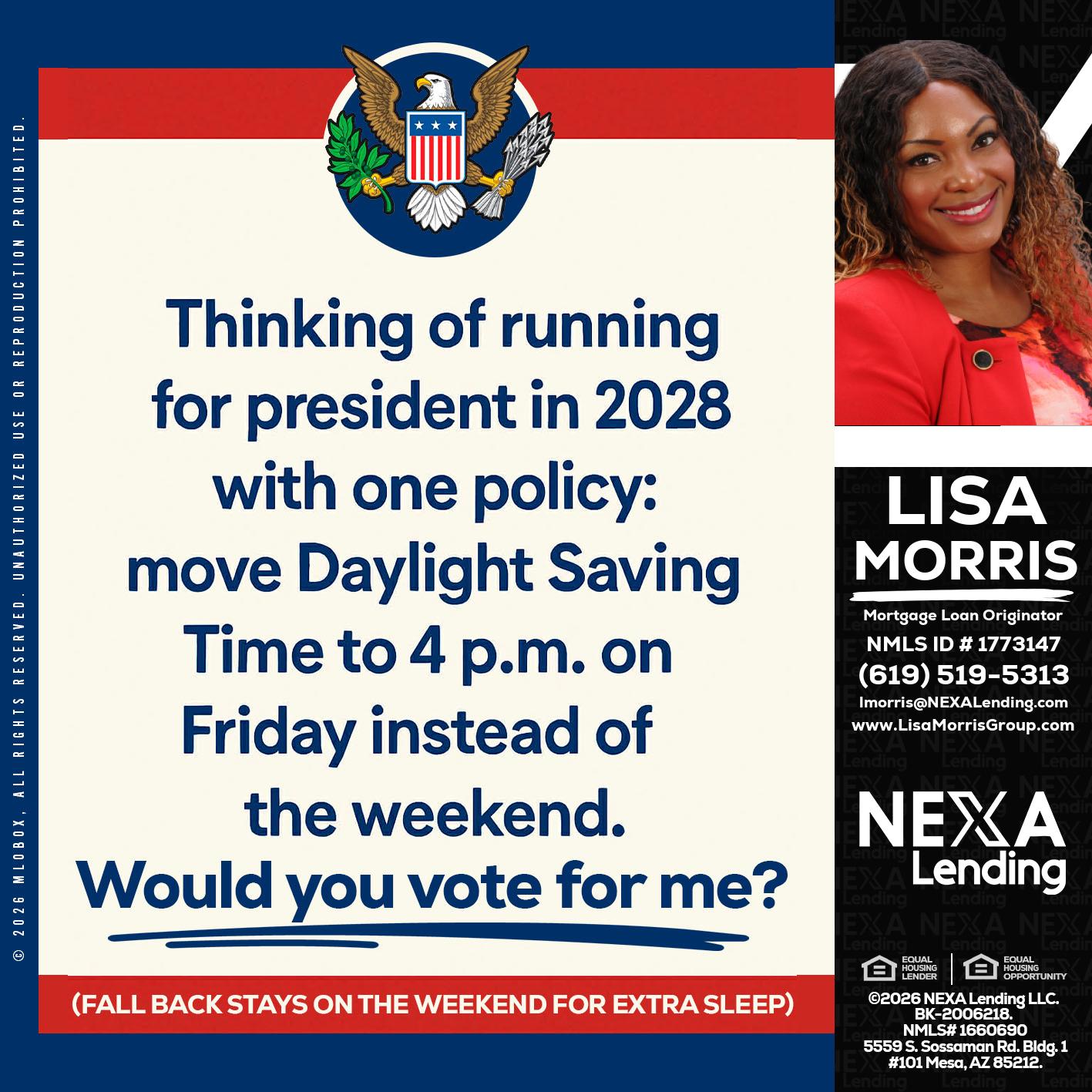 THINKING OF RUNING - Lisa Morris -Mortgage Loan Officer