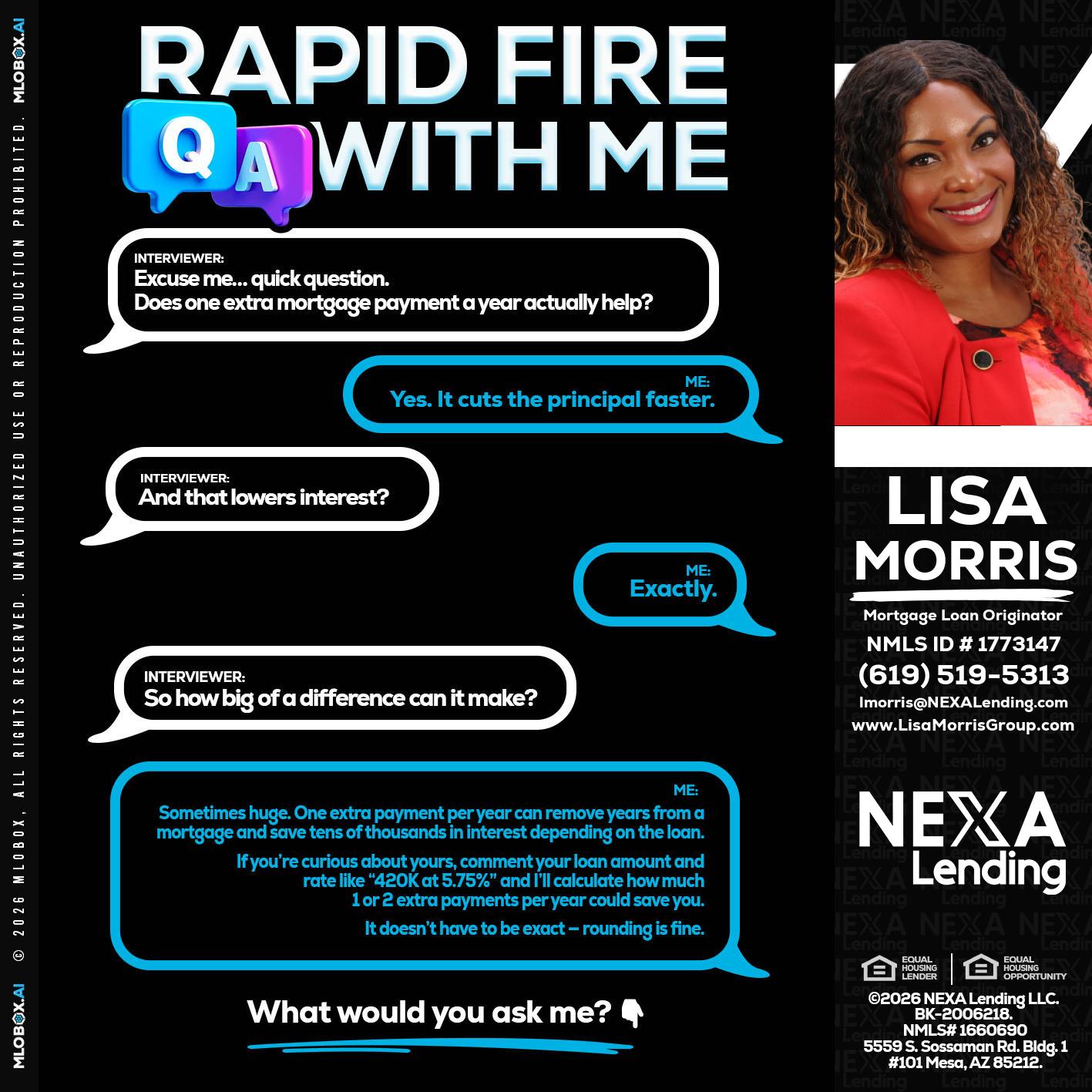 RAPID Q&A - Lisa Morris -Mortgage Loan Officer