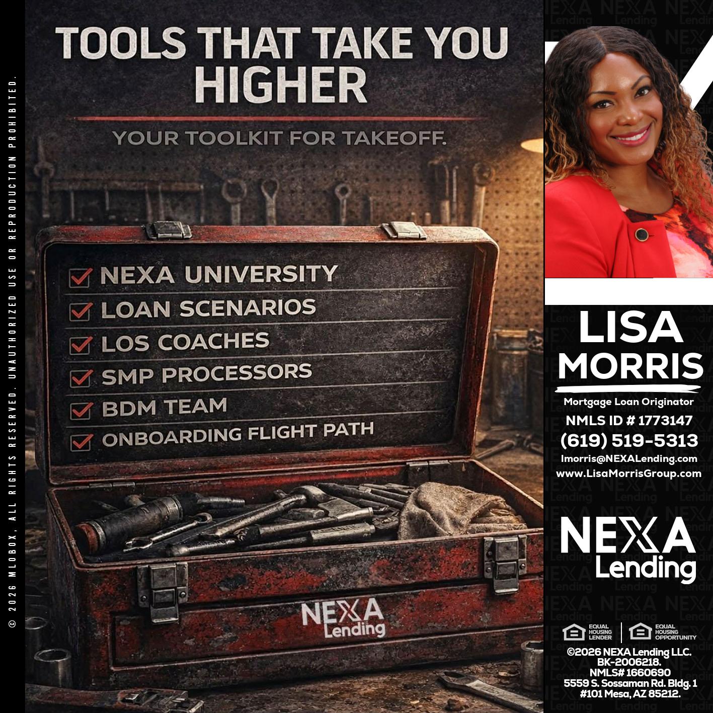 TOOLS THAT - Lisa Morris -Mortgage Loan Officer