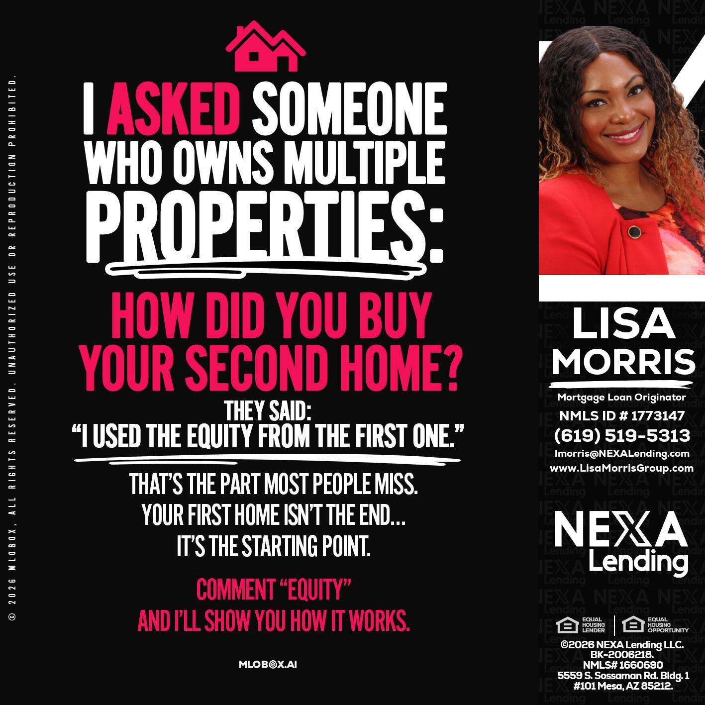 I ASKED SOMEONE - Lisa Morris -Mortgage Loan Officer