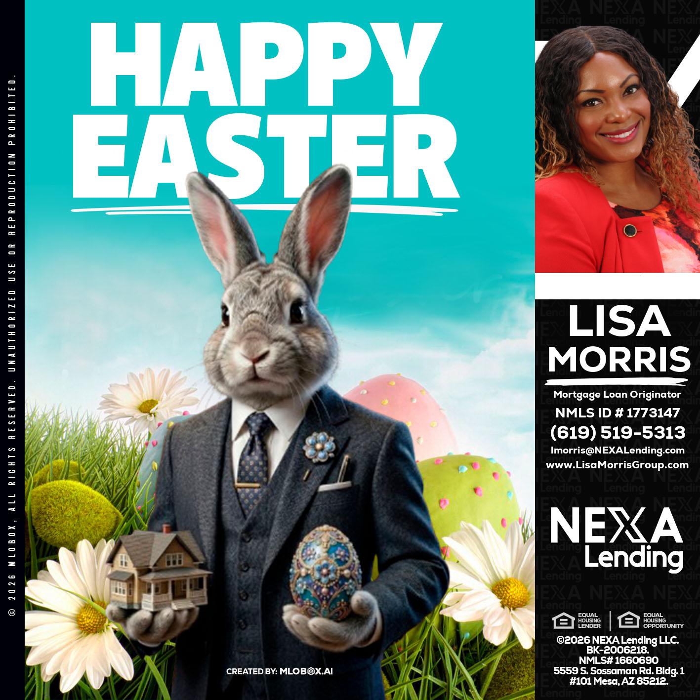 HAPPY EASTER - Lisa Morris -Mortgage Loan Officer