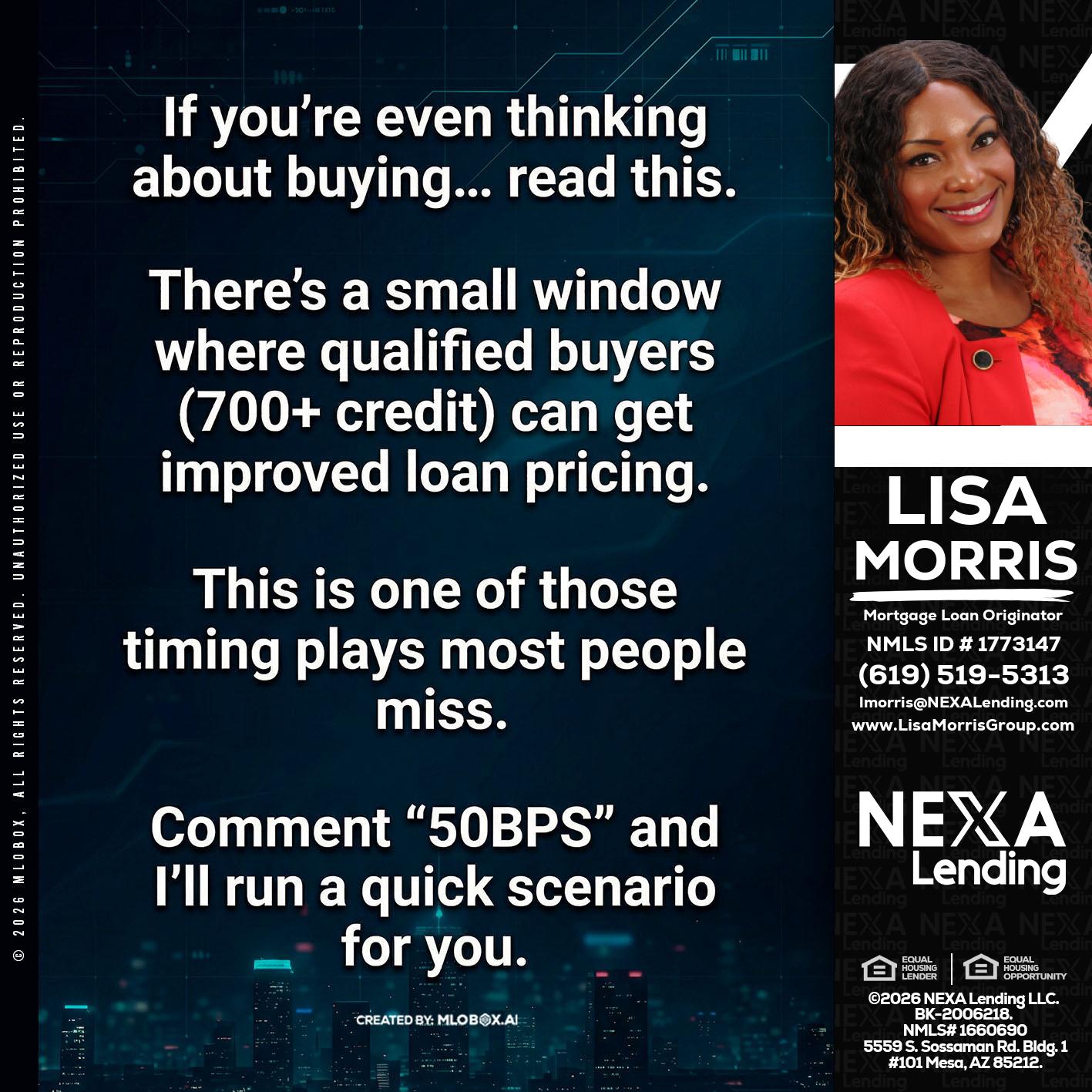 IF YOU EVER - Lisa Morris -Mortgage Loan Officer