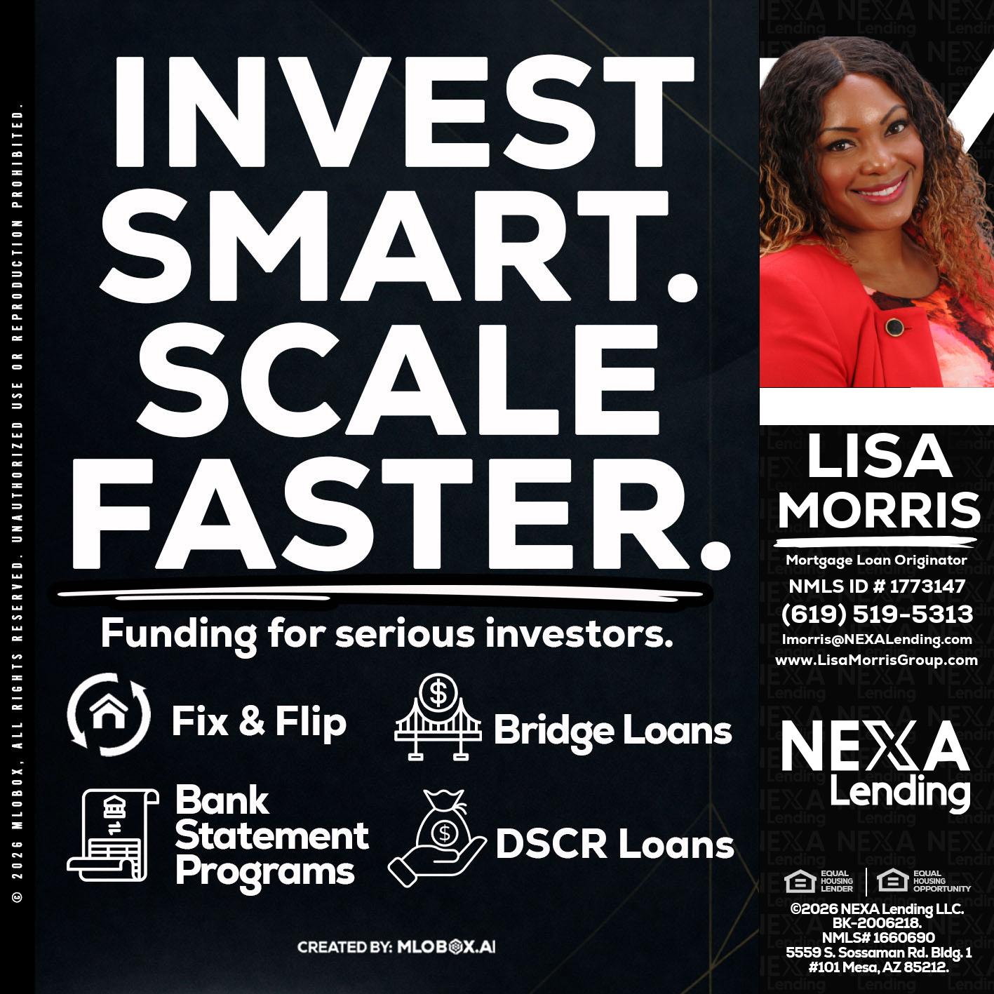INVEST SMART - Lisa Morris -Mortgage Loan Officer