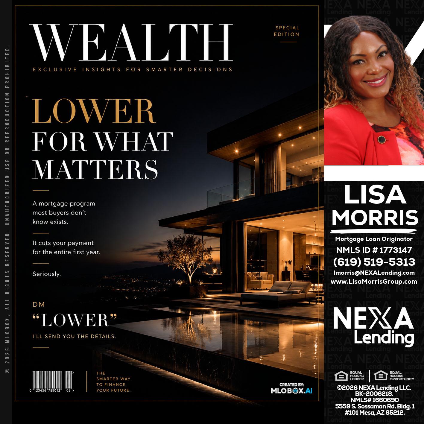 WEALTH - Lisa Morris -Mortgage Loan Officer