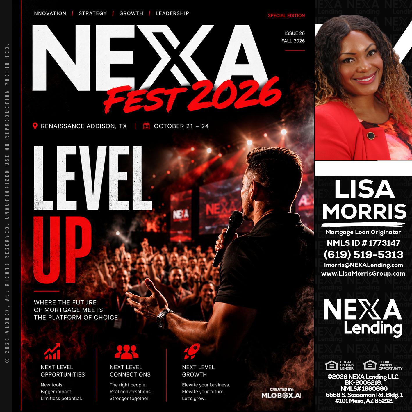 NEXA FEST 2026 - Lisa Morris -Mortgage Loan Officer
