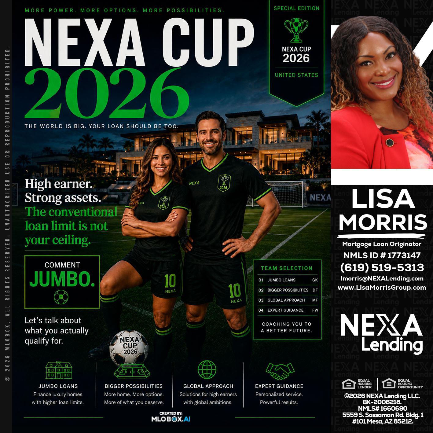 NEXA CUP 2026 - Lisa Morris -Mortgage Loan Officer