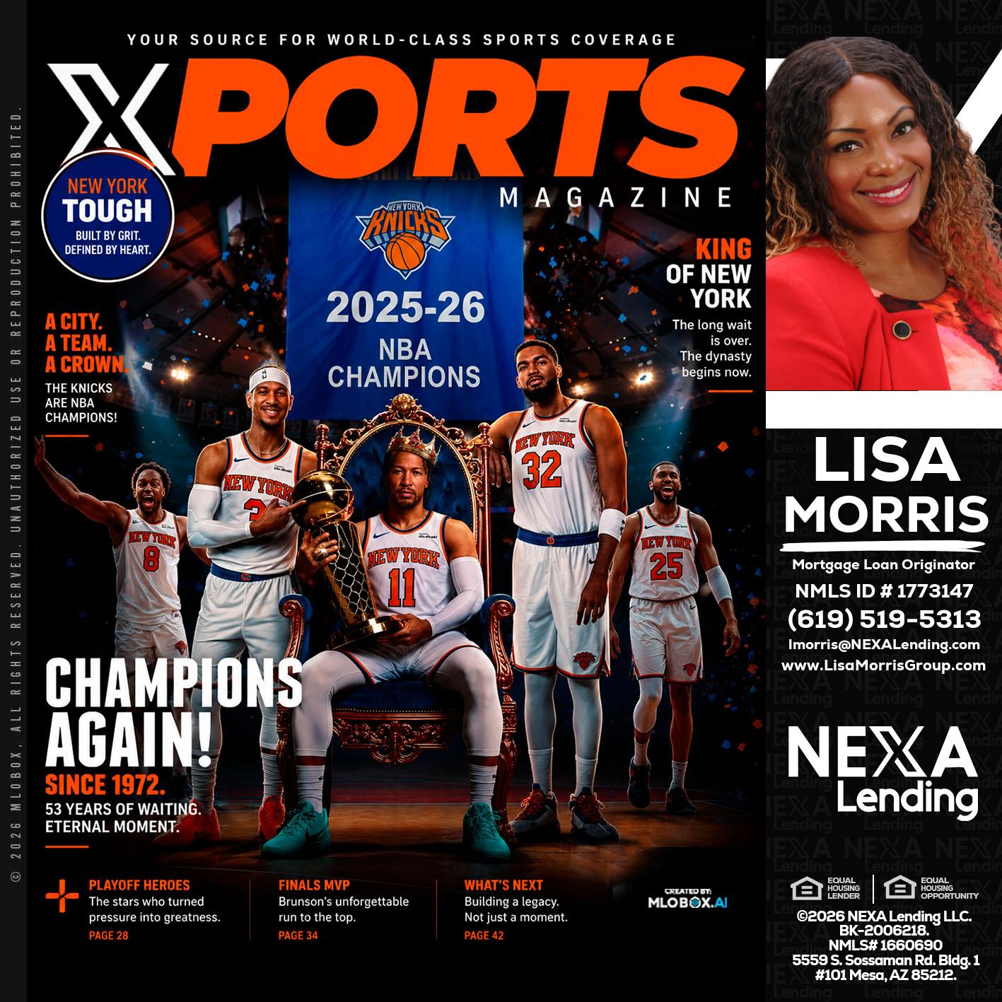XPORTS MAGAZINE - Lisa Morris -Mortgage Loan Officer