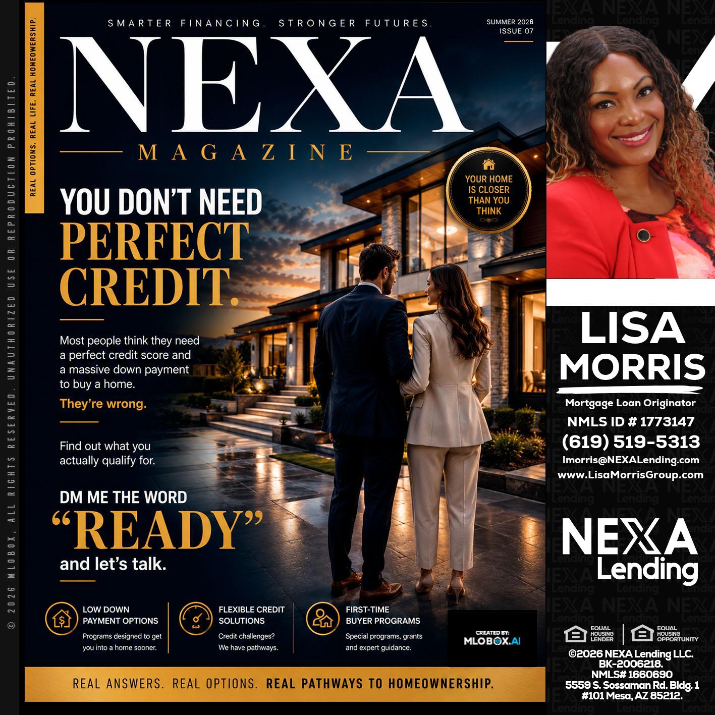 NEXA MAGAZINE - Lisa Morris -Mortgage Loan Officer