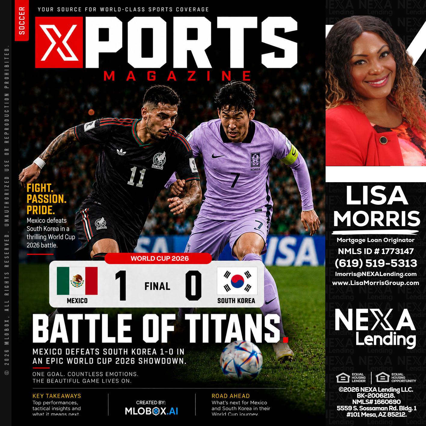 XPORTS MAGAZINE - Lisa Morris -Mortgage Loan Officer