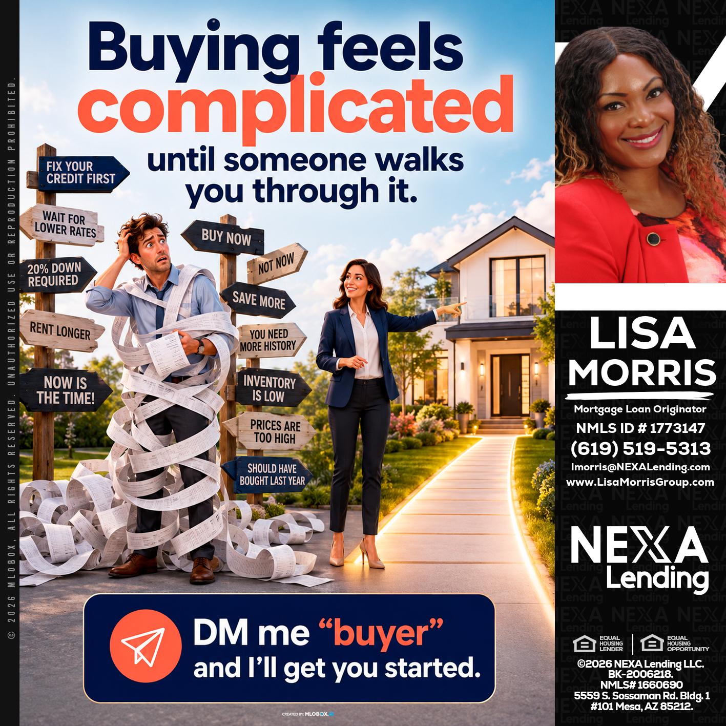 buying feels - Lisa Morris -Mortgage Loan Officer