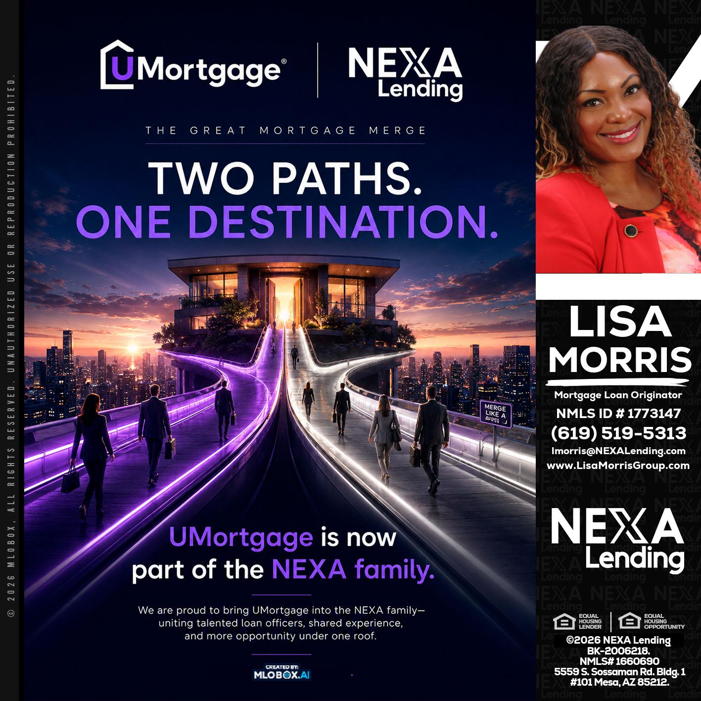 two path - Lisa Morris -Mortgage Loan Officer