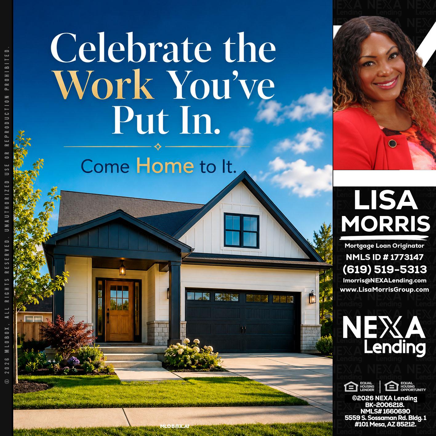 celebrate Labor Day - Lisa Morris -Mortgage Loan Officer