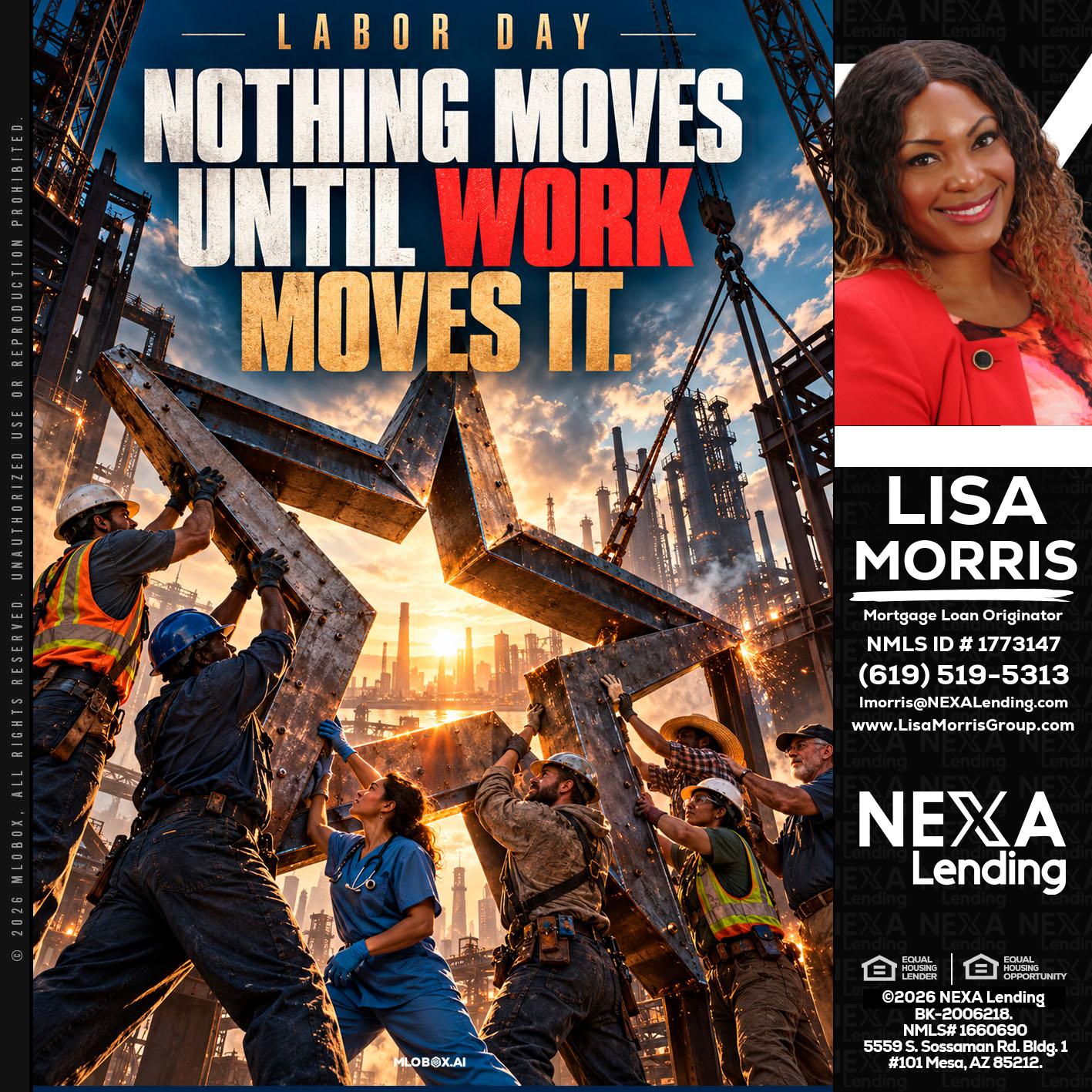 LABOR DAY - Lisa Morris -Mortgage Loan Officer
