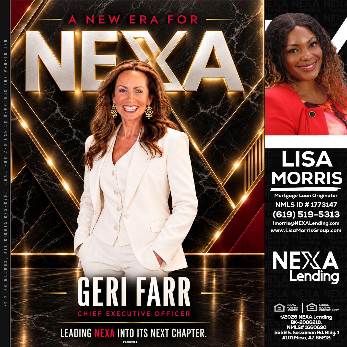 GERI FARR - Lisa Morris -Mortgage Loan Officer