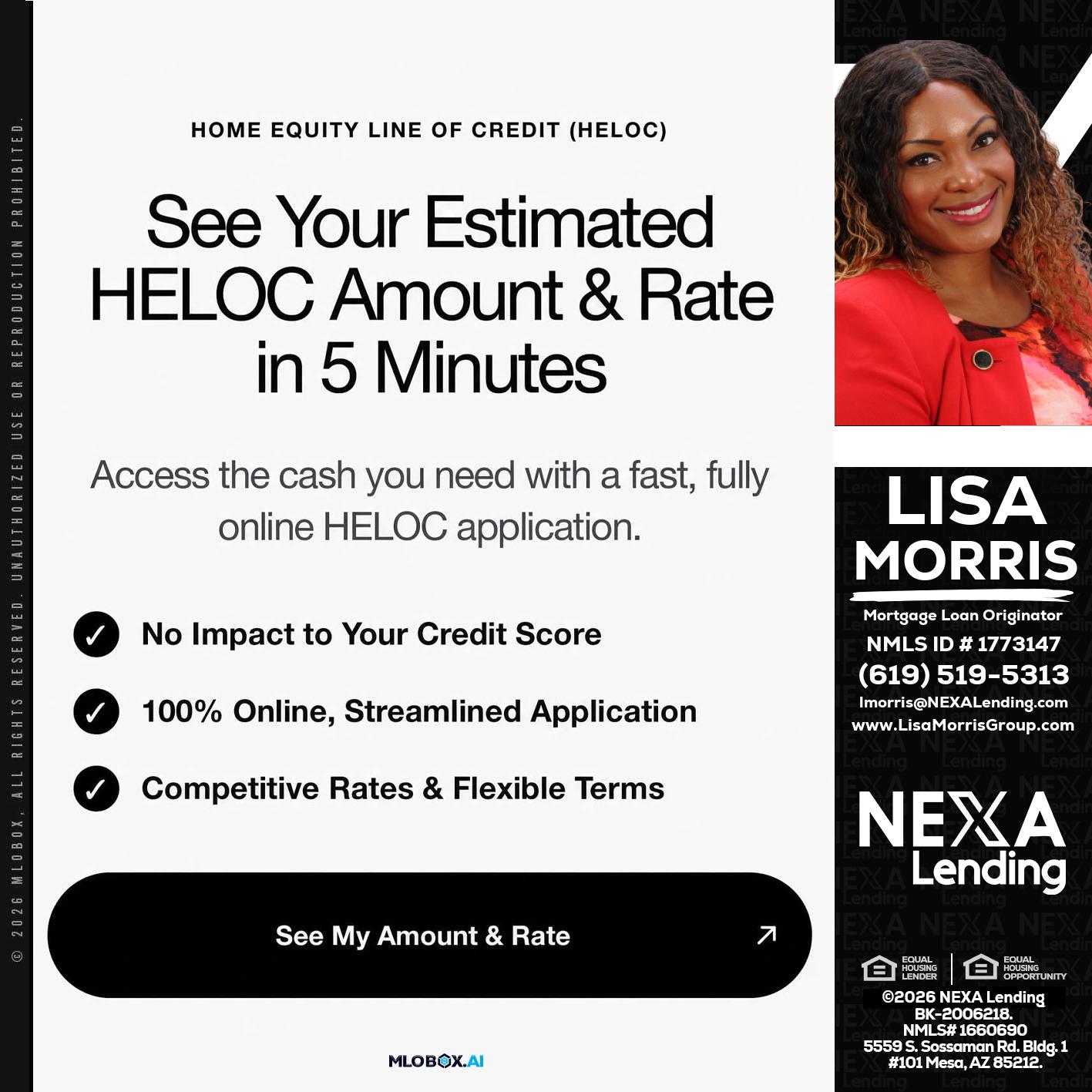 HELOC - Lisa Morris -Mortgage Loan Officer