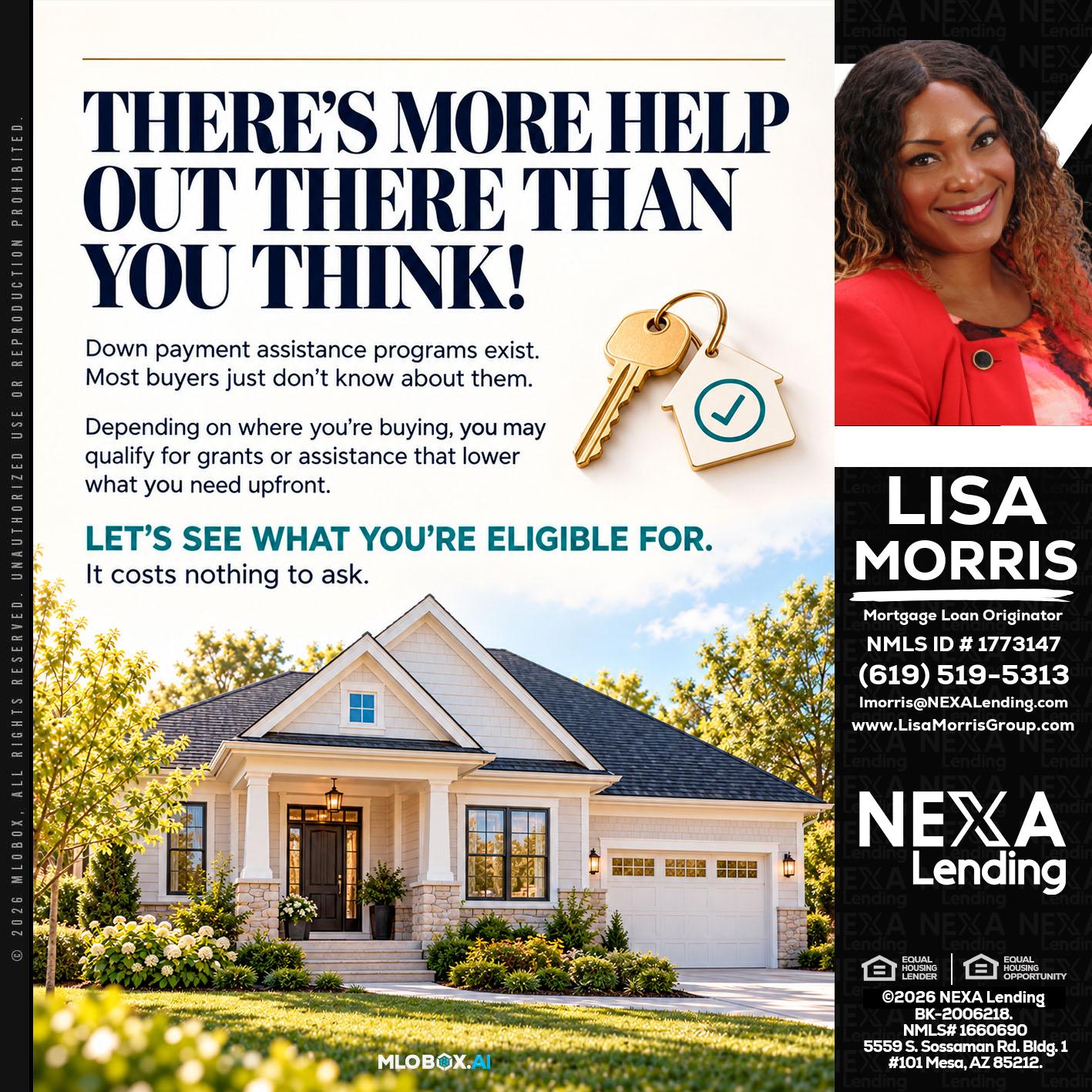 THERES MORE - Lisa Morris -Mortgage Loan Officer